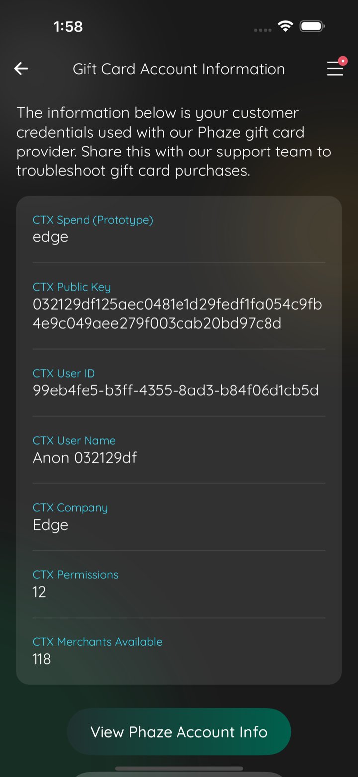 ctx connected